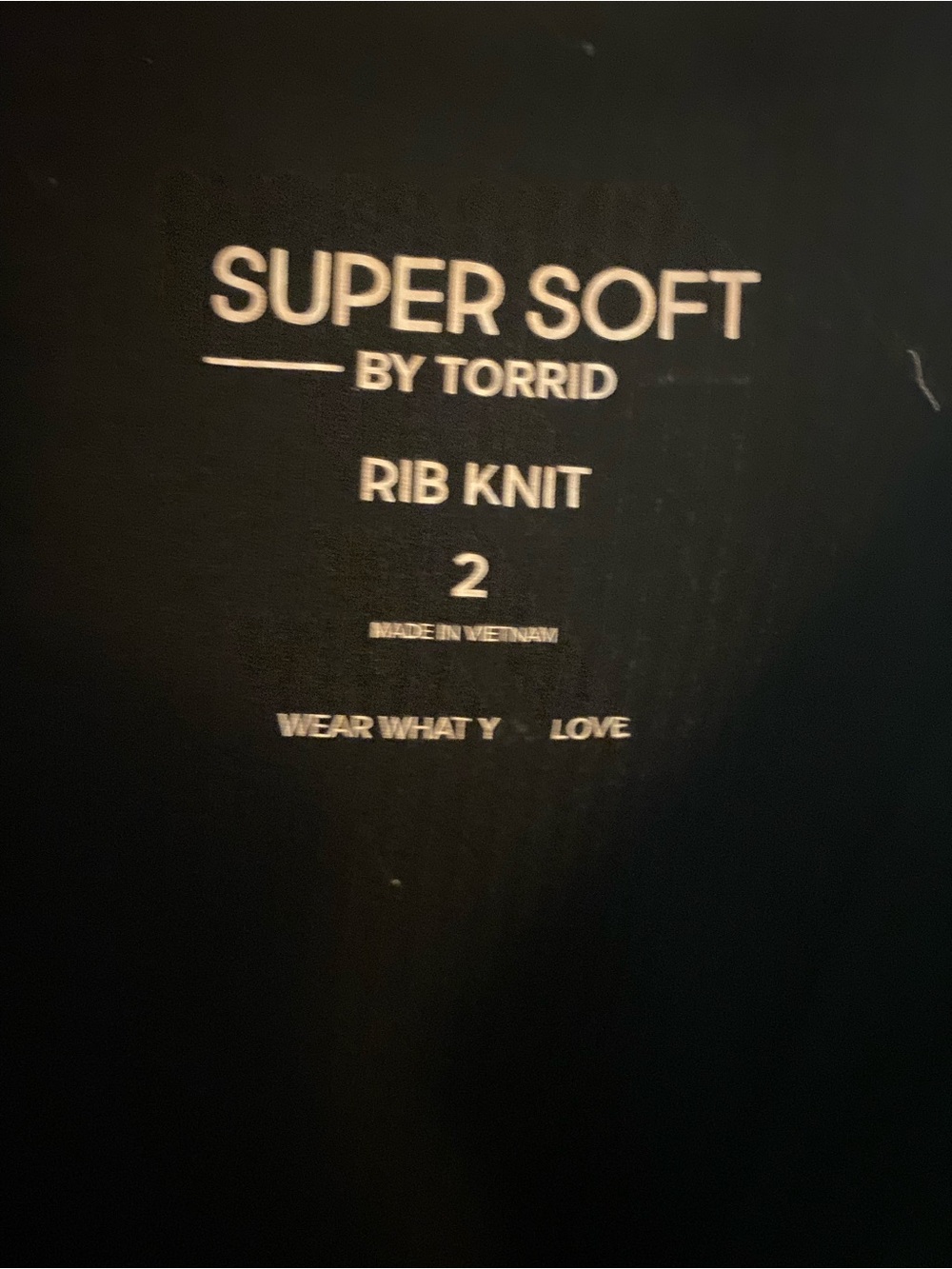 Torrid Black Super Soft Ribbed Scalloped Tank Top - Size 2X - WUC! - Picture 3 of 3
